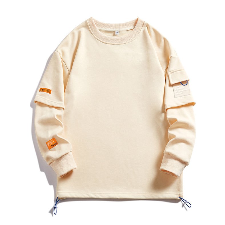 Men's Same Long Sleeve Round Neck Lazy Style Top Undershirt Sweater – Bild 8