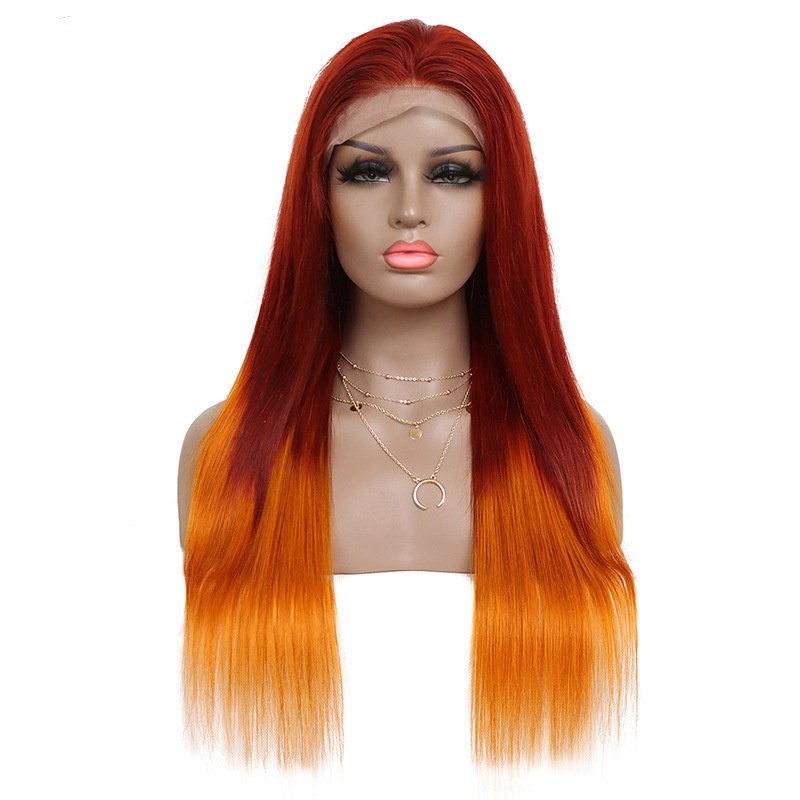13X4 Front Lace Head Cover Real Hair Wig Transparent Lace – Bild 3