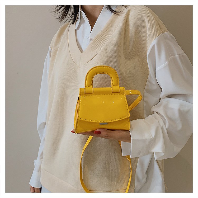 Women's Patent Leather Glossy Shoulder Messenger Bag – Bild 10