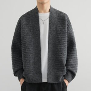 Cardigan Coat Men's Spring And Autumn Trendy Loose