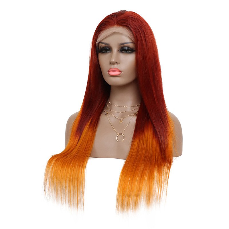 13X4 Front Lace Head Cover Real Hair Wig Transparent Lace – Bild 4