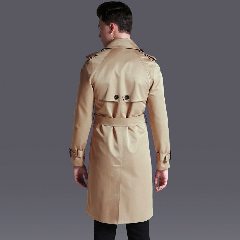 Men's Trench English Double-breasted Coat – Bild 2