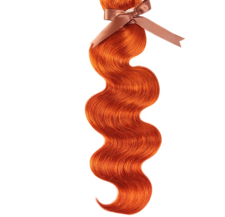 Real Hair Curtain Block Orange Europe And America – Bild 2