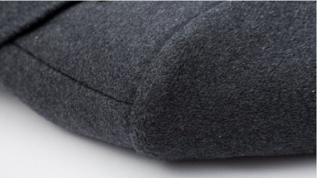 Men's woolen coat slim fit trench coat – Bild 2