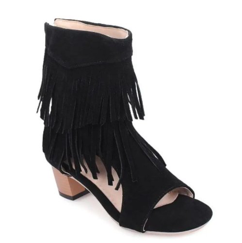 Summer Fish Mouth Hollow Boots Female – Bild 6