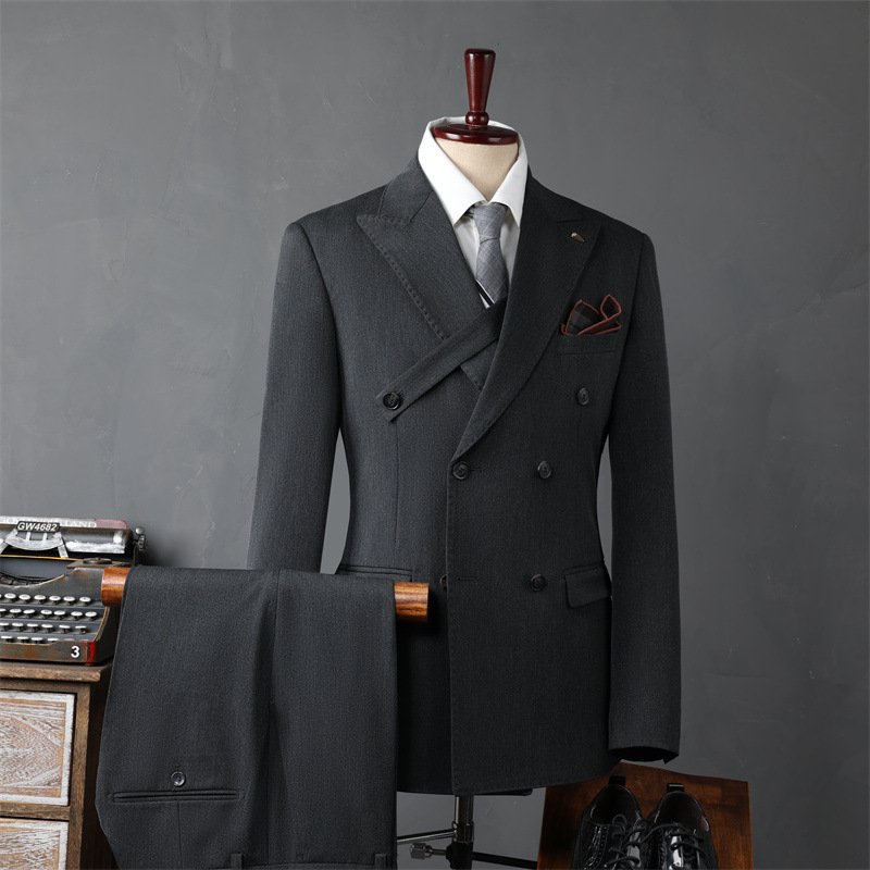 Men's Double Breasted Suit Business – Bild 4