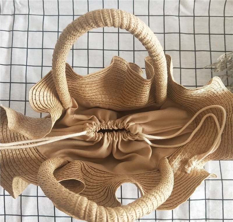 Popular Thin Paper Braids Hat And Straw Women's Bag – Bild 6