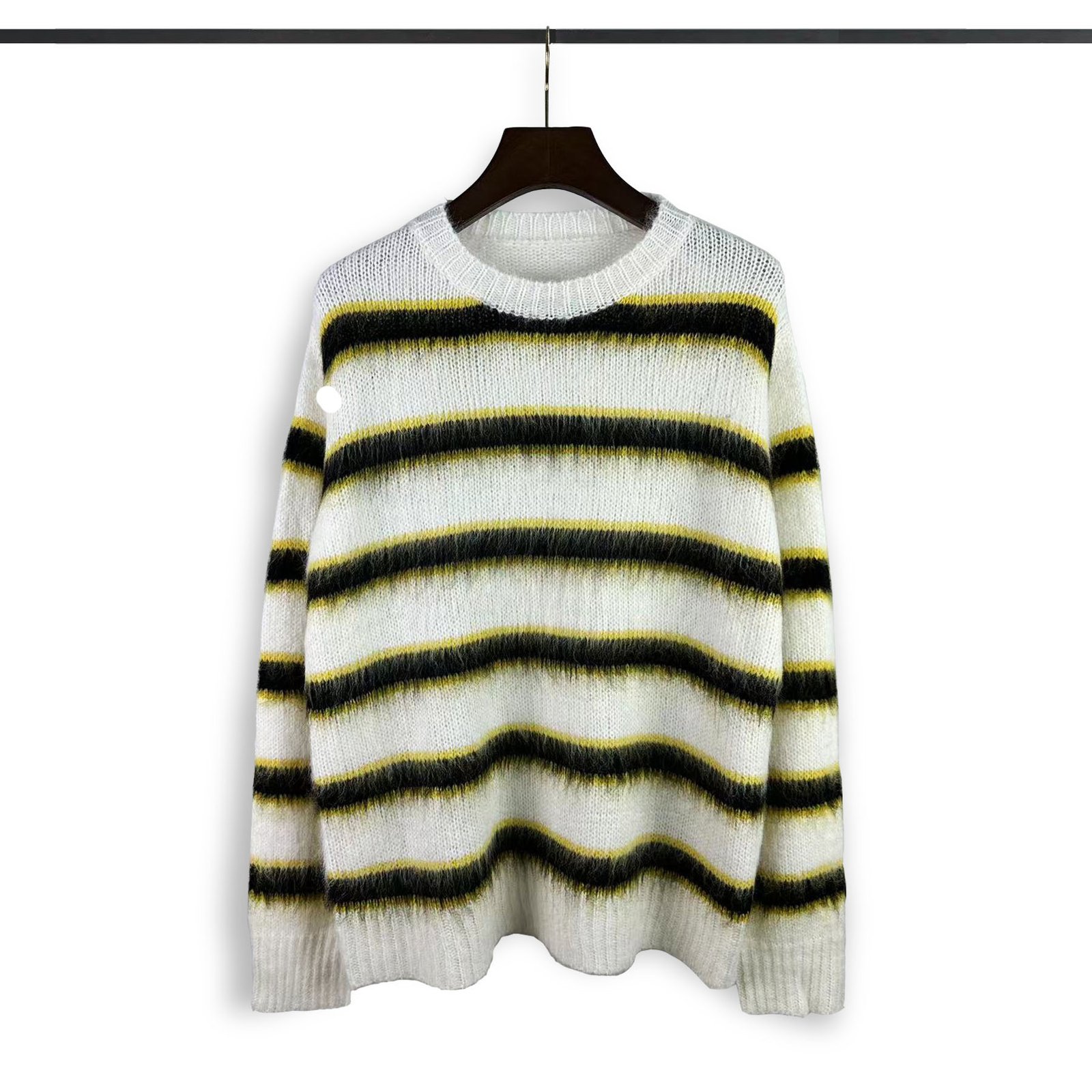 High Street American Style Trend Loose Striped Sweater – Bild 3