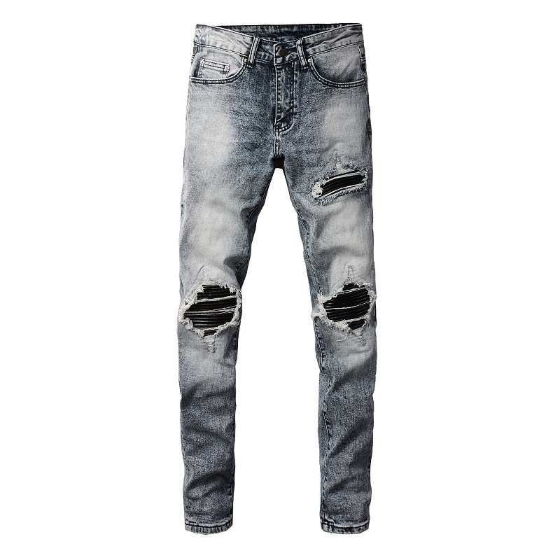 American Retro Jeans Trendy Men – Bild 2
