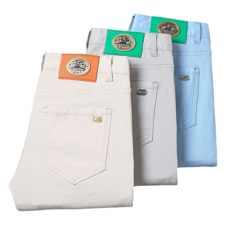 Men's Korean Style Slim-fitting Ankle-tied Youth High-end Pants – Bild 5