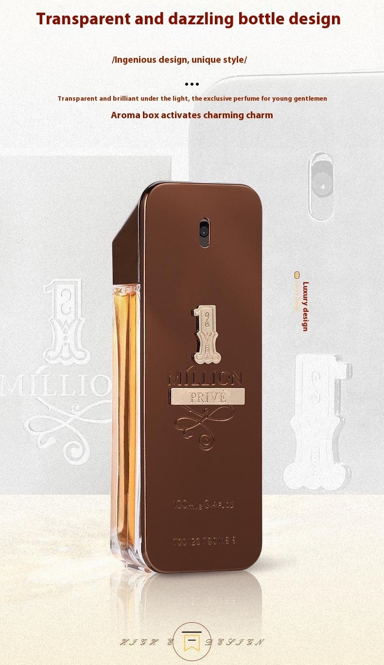 100ml Gold Million Dollar Man Men's Perfume – Bild 8