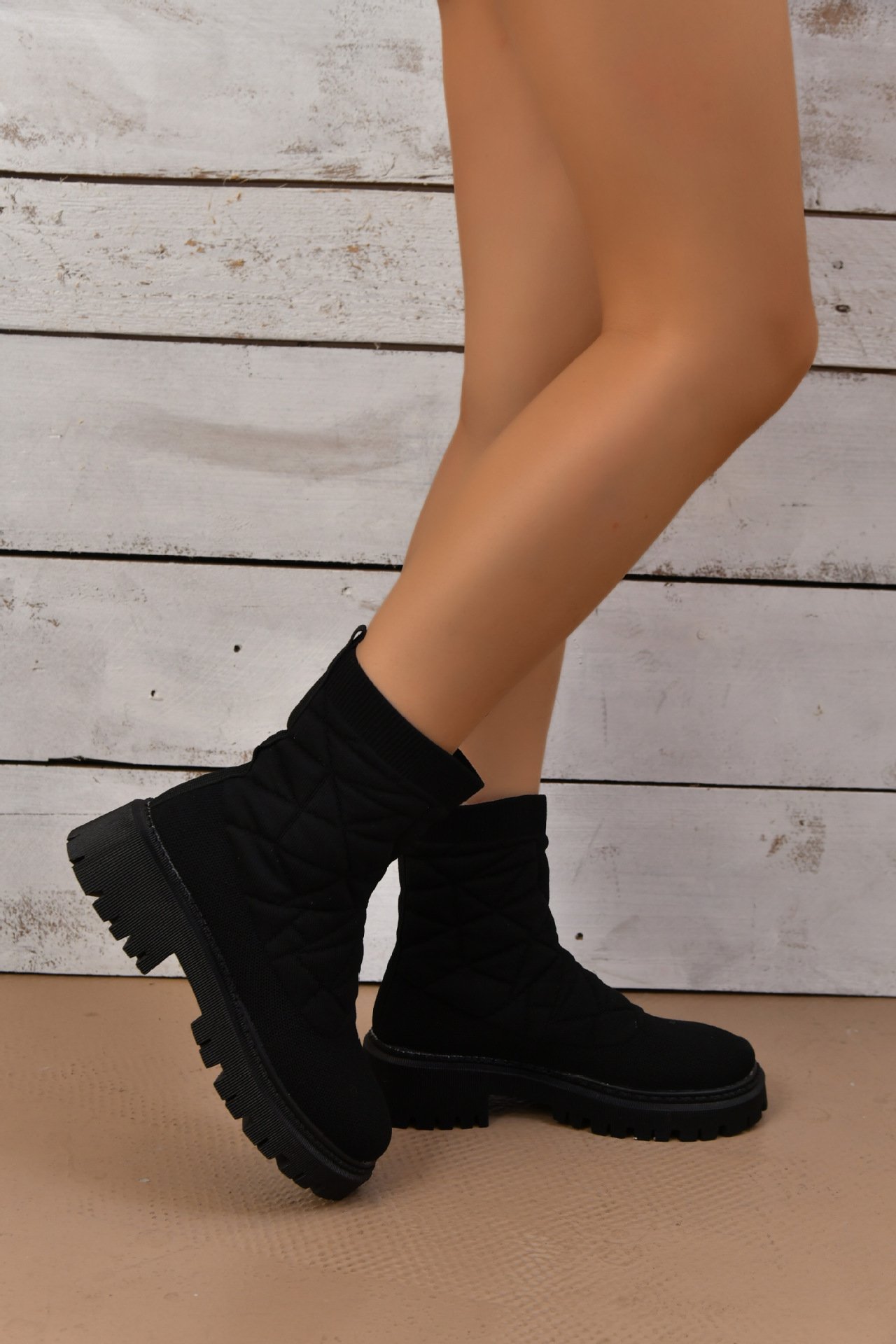 New Women's Flying Woven Sports Short Boots Women – Bild 3