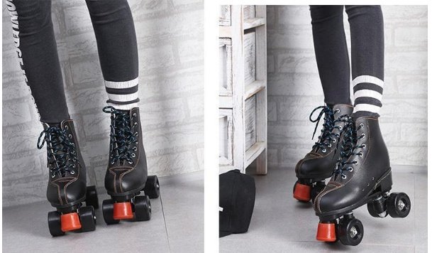 Double Row Roller Brush Street Shoe Cover Roller Skates Double Row Roller Skates – Bild 4