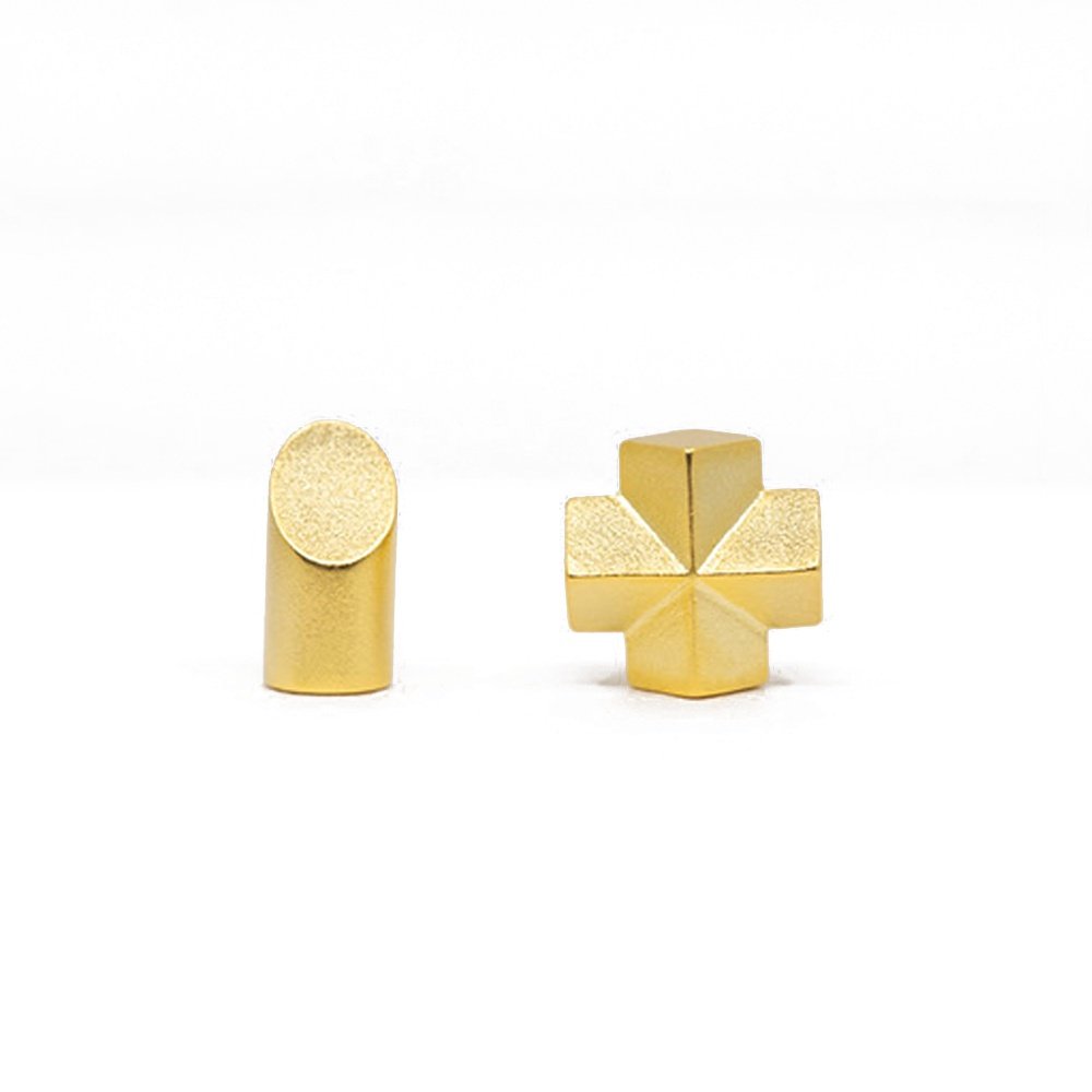 Women's Simple Minimalist Sketch Geometric Earrings – Bild 2