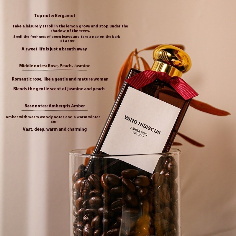 Wind Hisbiscus Niche Amber Rose Water Ladies Long-lasting Light Perfume – Bild 2