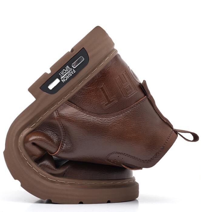 Men's Tooling Big Head Casual Martin Boots Warm – Bild 7