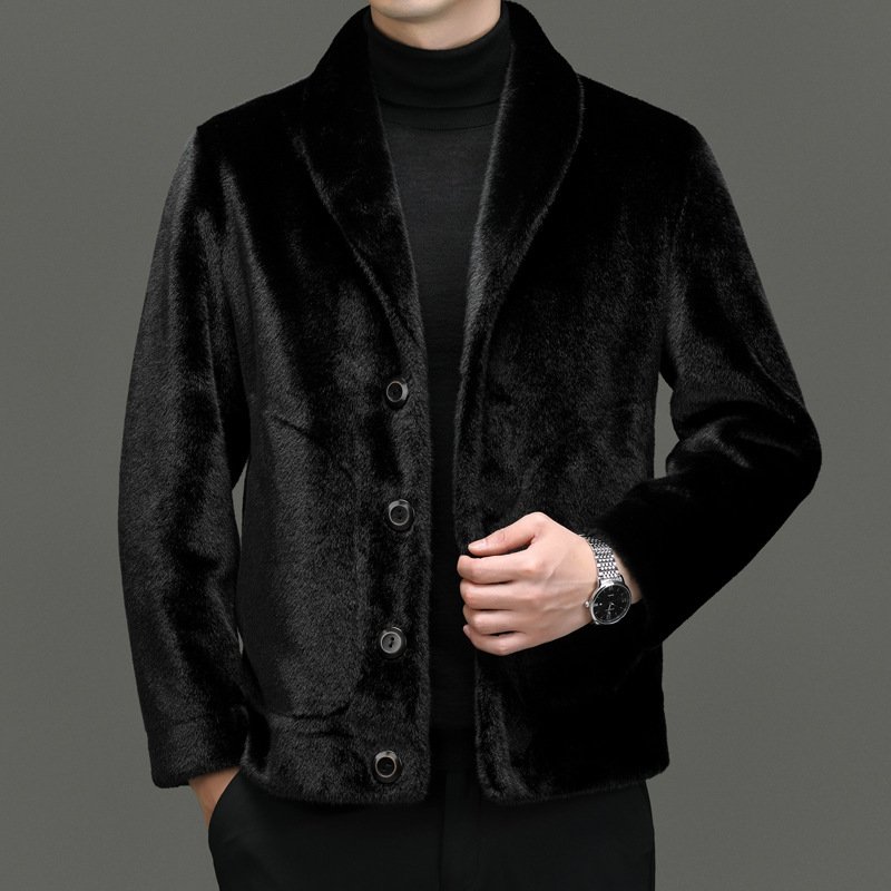 Padded Coat Fur Integrated Double-sided Top – Bild 2