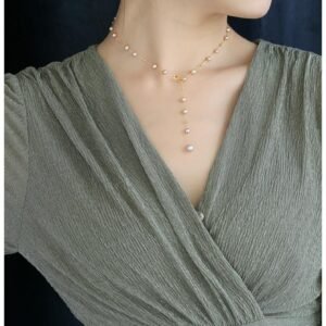 Women's Gypsophila Freshwater Pearl Necklace