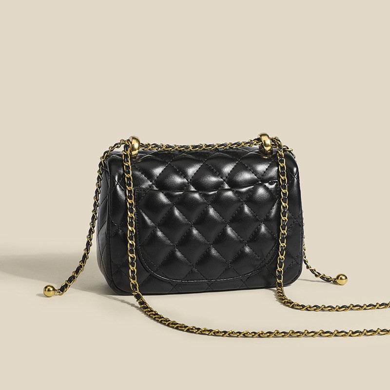 Fashionable All-match One-shoulder Crossbody Soft Leather Small Square Bag – Bild 5