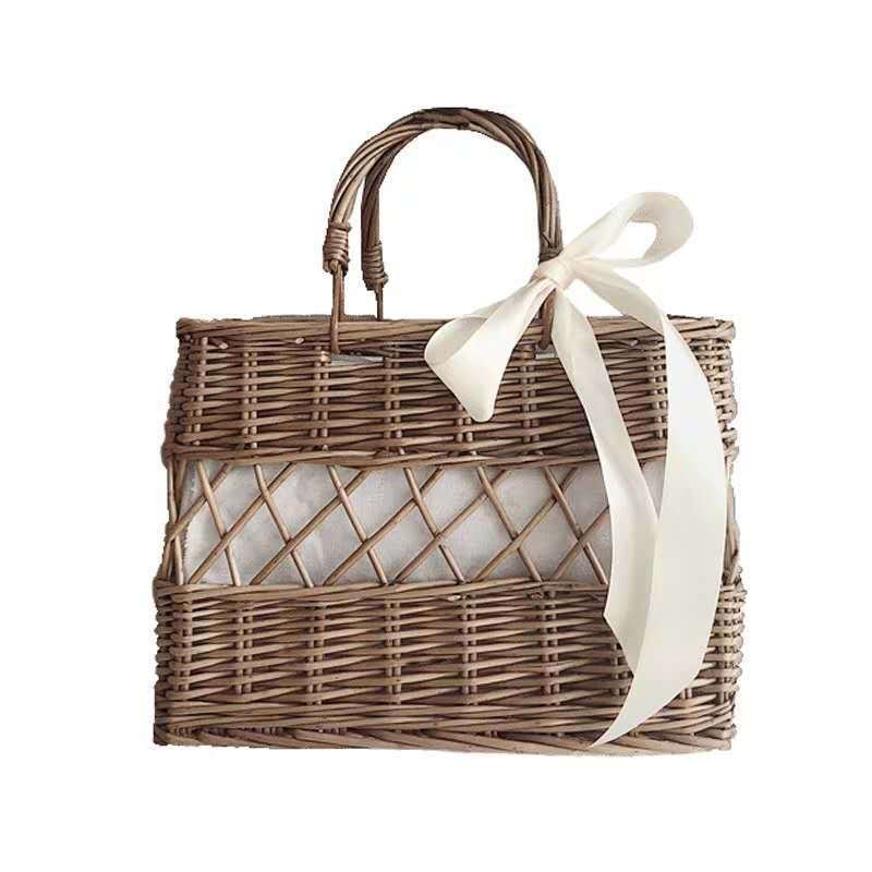 Women's Rattan Bag Hollow Woven Flower – Bild 6