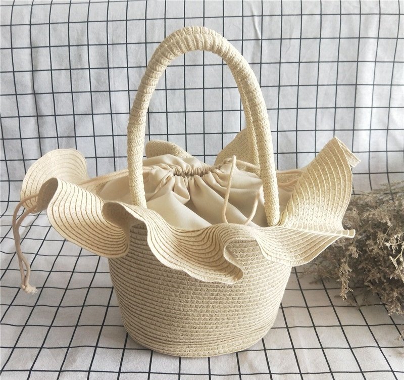 Popular Thin Paper Braids Hat And Straw Women's Bag – Bild 3