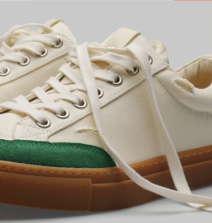 Men's Retro Distressed Shoes Japanese Broken Summer Canvas Shoe – Bild 6