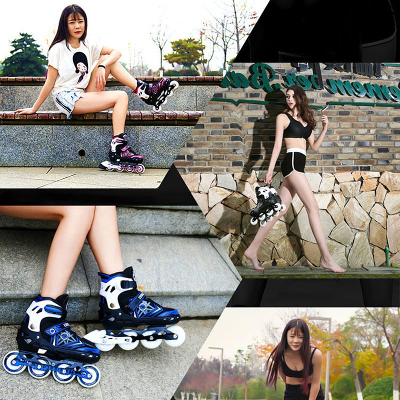 Children's Flash Roller Skating Beginners Adjustable – Bild 6