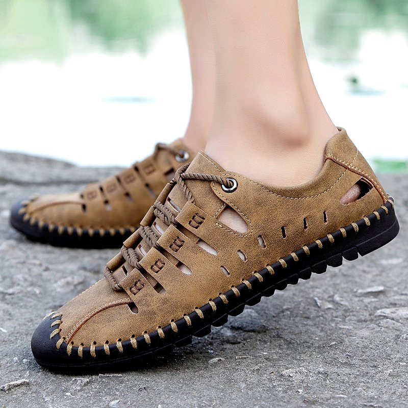 Comfortable Soft Sole Outdoor Casual Leather Shoes – Bild 5