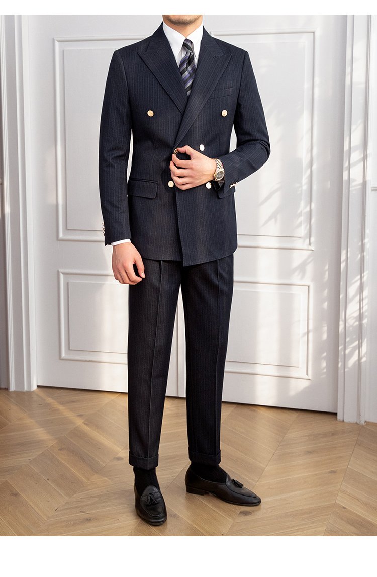 Autumn New Style Double Breasted Slim Fit Suit – Bild 6