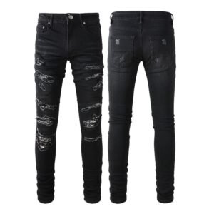 Men's Paisley Patch Street Jeans