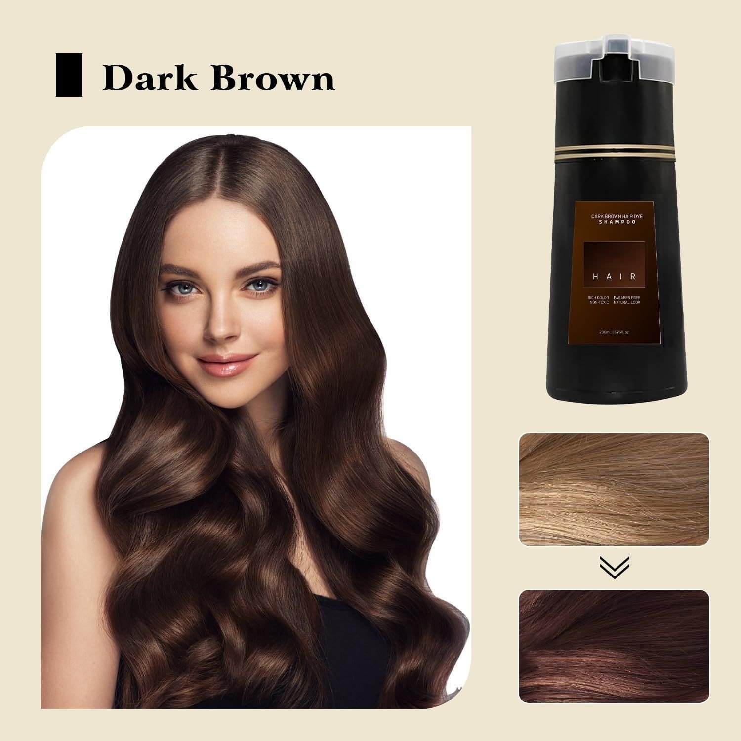 Fast Color Control Oil Hair Care Color Shampoo Fluffy