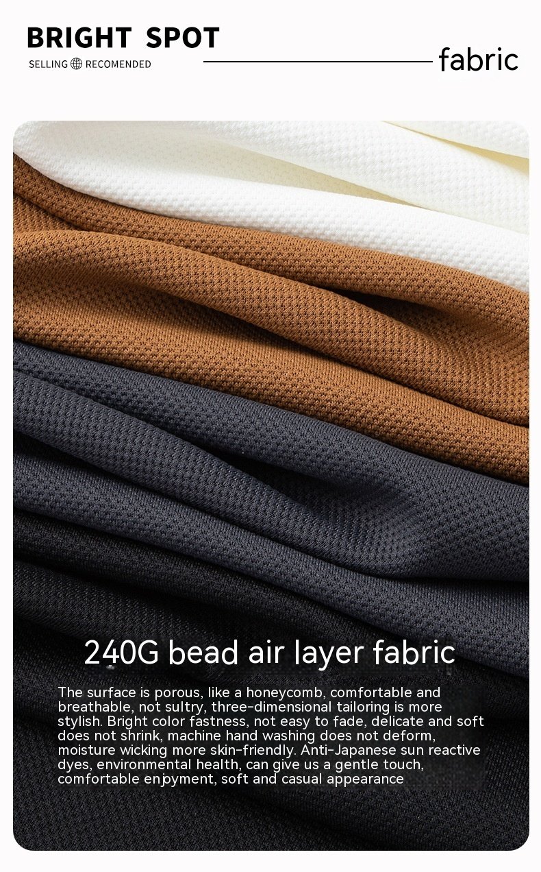 Men's Round Neck Air Layer Sweaters Menswear Youth Fashion Casual All-matching Hoodie – Bild 10