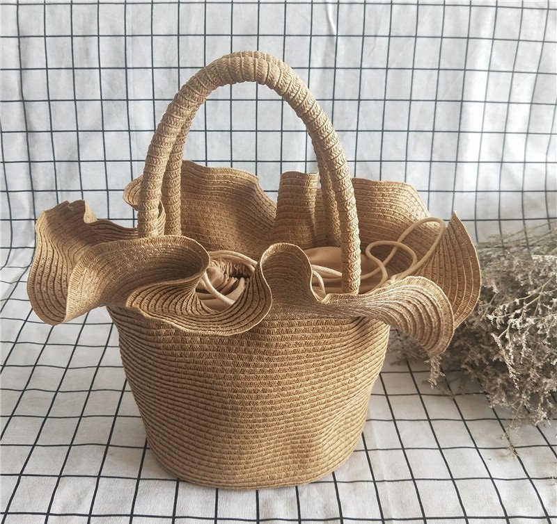 Popular Thin Paper Braids Hat And Straw Women's Bag – Bild 4