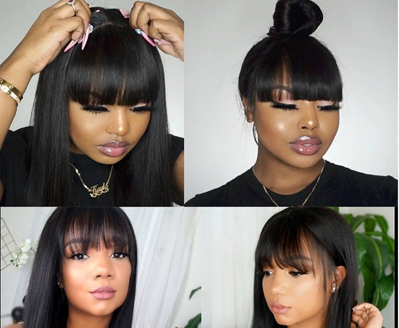 Wig Real Human Hair Straightening Mechanism Headgear – Bild 4