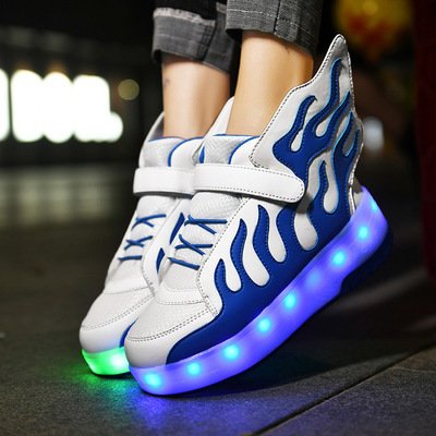Heelys LED Luminous Rechargeable Lightweight Roller Shoes Two-wheeled Boys And Girls Light Shoes Wheel Shoes – Bild 4