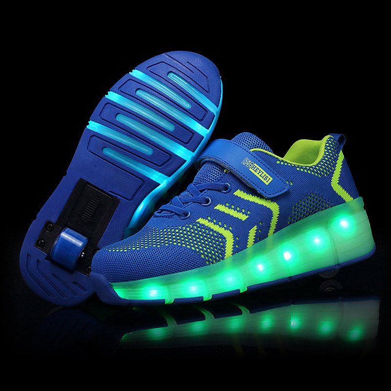 LED Light-emitting Rechargeable Roller Skates For Boys And Girls – Bild 7