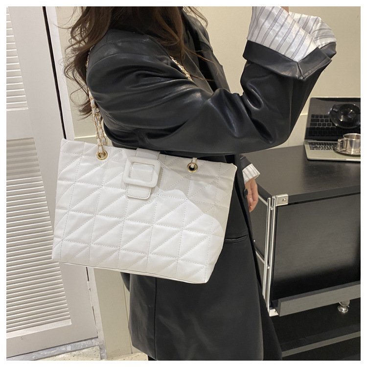 Women Shoulder Bags New Trendy Chic Chanel-style Rhombus Chain Bag – Bild 3