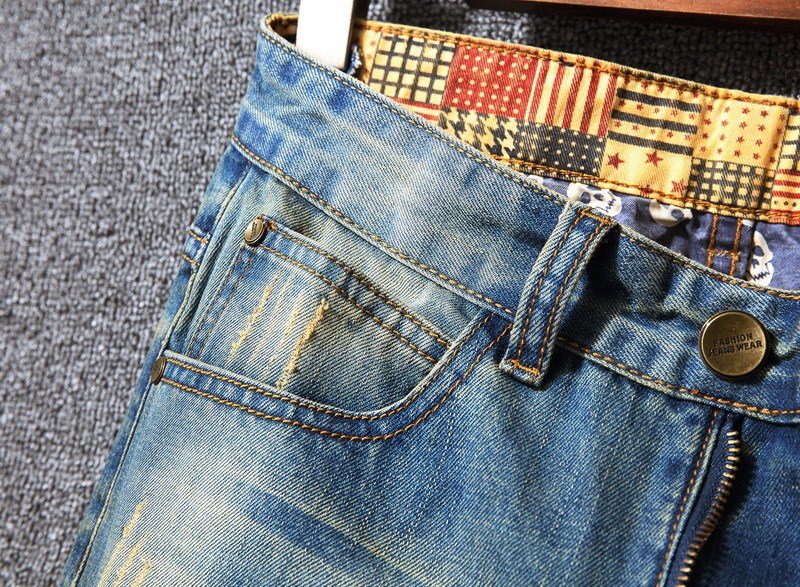 Hong Kong Style Ripped Jeans American Casual Loose – Bild 3