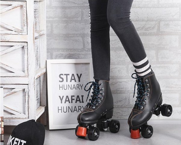 Double Row Roller Brush Street Shoe Cover Roller Skates Double Row Roller Skates – Bild 5