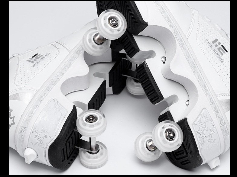 Deformation Shoes Double Row Rune Roller Skates – Bild 5