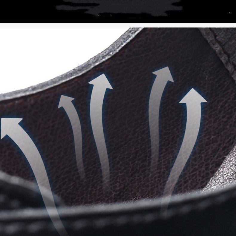 Lightweight Casual Leather Shoes With Lace Up For All Seasons – Bild 3