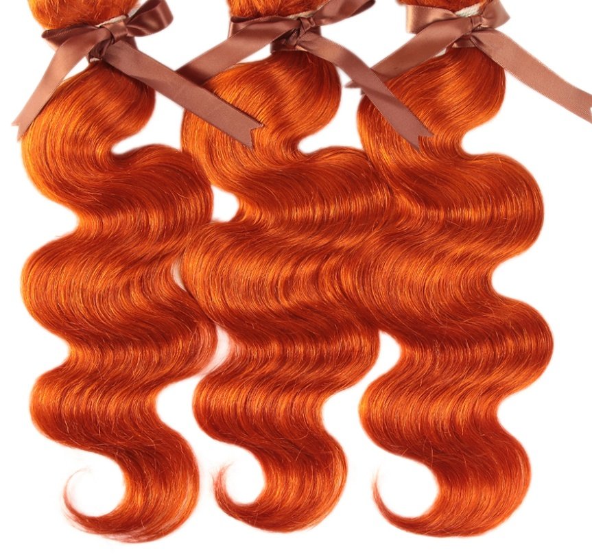 Real Hair Curtain Block Orange Europe And America – Bild 5