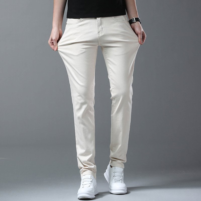 Men's Korean Style Slim-fitting Ankle-tied Youth High-end Pants – Bild 2
