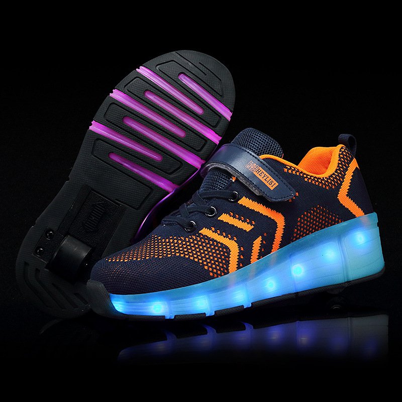 LED Light-emitting Rechargeable Roller Skates For Boys And Girls – Bild 4