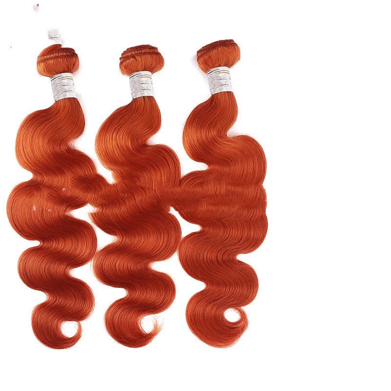 Real Hair Curtain Block Orange Europe And America – Bild 6