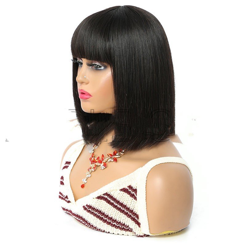 Womens Short Hair Series Real Bob Headgear – Bild 3