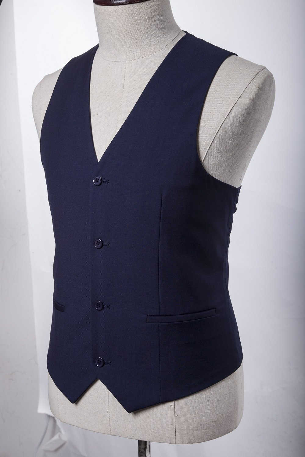 Men's Three-piece Suit British Style Stand Collar – Bild 5