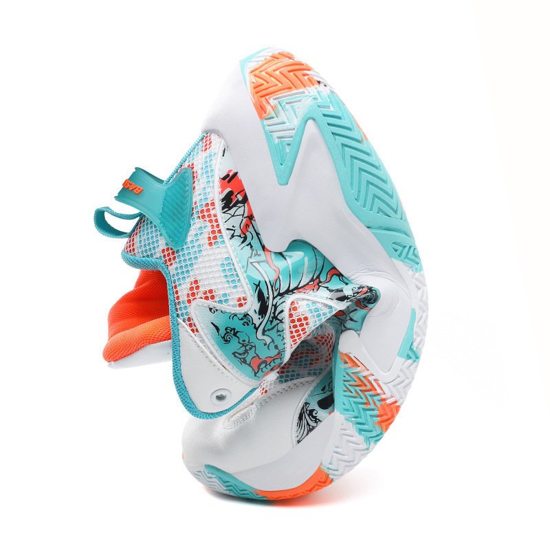 Youth Shock Absorption Wear-resistant Mesh Rubber Sole Sneaker – Bild 7