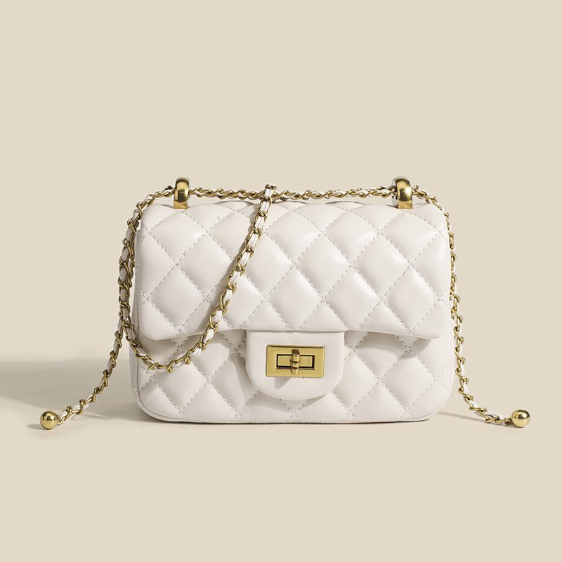 Fashionable All-match One-shoulder Crossbody Soft Leather Small Square Bag – Bild 4