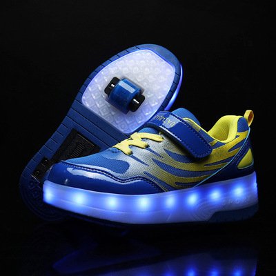 Heelys LED Luminous Rechargeable Lightweight Roller Shoes Two-wheeled Boys And Girls Light Shoes Wheel Shoes – Bild 6